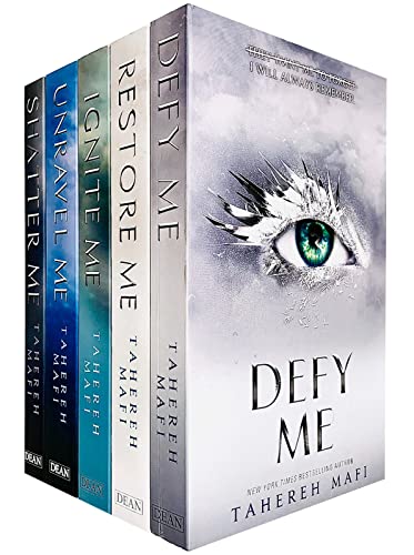 Shatter Me Series Collection 5 Books Set By Tahereh Mafi (Shatter, Restore, Ignite, Unravel, Deny)