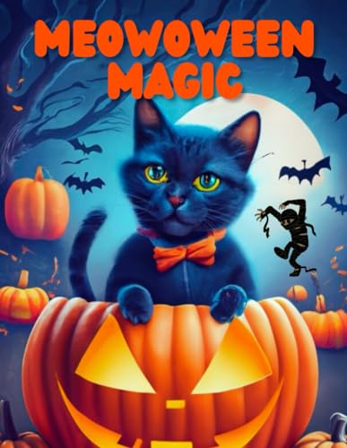 Meowoween Magic: Halloween Cat Coloring Book for Kids (56 Pages) von Independently published