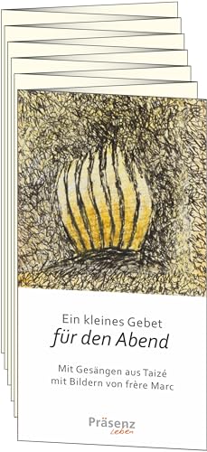 Abendgebet: Leporello mit Bildern von Frère Marc