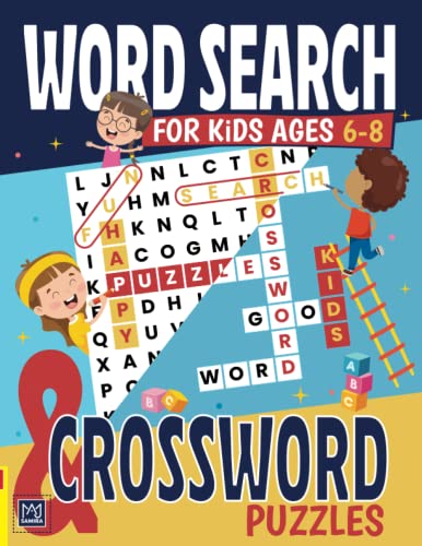 Word Search For Kids Ages 6-8: 100 Fun Crossword & Word Search Pages For Kids von Independently published