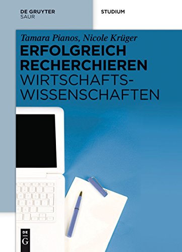 Erfolgreich recherchieren - Wirtschaftswissenschaften von K.G. Saur Verlag