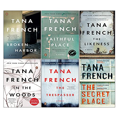 Dublin Murder Squad Series Books 1 - 6 Collection Box Set by Tana French (In The Woods, The Likeness, Faithful Place, Broken Harbour, Secret Place & The Trespasser) - Tana French