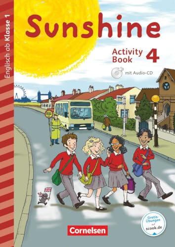 Sunshine - Early Start Edition - Ausgabe 2015 und Nordrhein-Westfalen 2016 - 4. Schuljahr: Activity Book - Mit Audio-CD, Minibildkarten und Faltbox