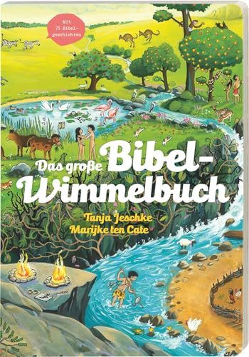 Das große Bibel-Wimmelbuch. Mit Kindern die Bibel entdecken: 75 Szenen und Ereignisse aus dem Alten und Neuen Testament, von Adam und Eva bis zur Jesus-Geschichte. Wimmel-Bilderbuch ab 3 Jahren von Deutsche Bibelges.