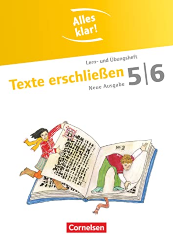 Alles klar! - Deutsch - Sekundarstufe I - 5./6. Schuljahr: Texte erschließen - Lern- und Übungsheft mit beigelegtem Lösungsheft von Cornelsen Verlag GmbH