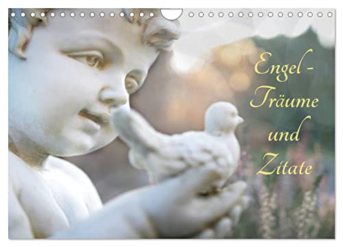 Engel - Träume und Zitate (Wandkalender 2025 DIN A4 quer), CALVENDO Monatskalender von CALVENDO