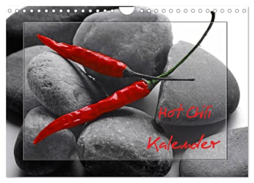 Hot Chili Küchen Kalender (Wandkalender 2025 DIN A4 quer), CALVENDO Monatskalender von CALVENDO