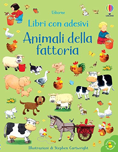 Animali della fattoria. Con adesivi. Ediz. a colori (Libri con adesivi. A partire da 3 anni) von Usborne