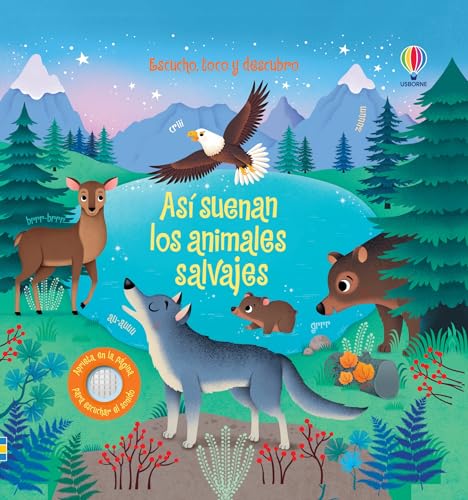 Así suenan los animales salvajes (Escucho, toco y descubro) von Usborne