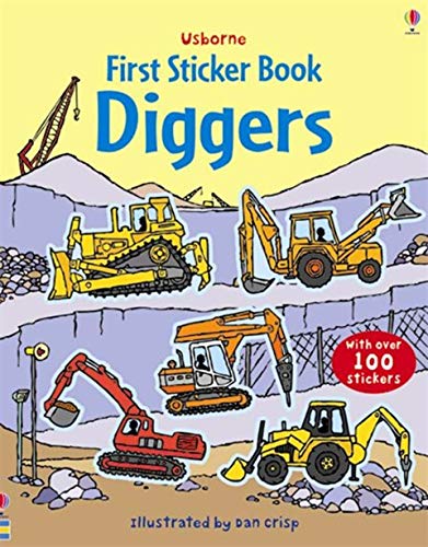 Diggers Sticker Book von Usborne