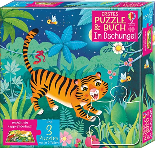 Erstes Puzzle Und Buch. Im Dschungel (Erstes-Puzzle-und-Buch-Reihe)