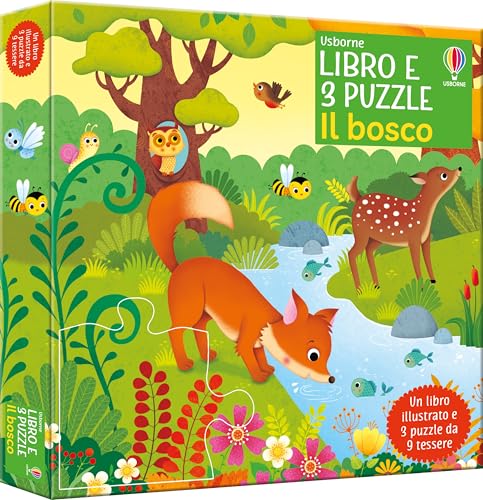 Il bosco. Ediz. a colori. Con 3 puzzle (Libro e 3 puzzle) von Usborne
