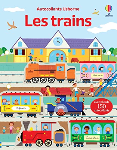 Les trains - Autocollants Usborne