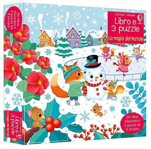 La magia del Natale. Ediz. a colori. Con 3 puzzle (Libro e 3 puzzle)