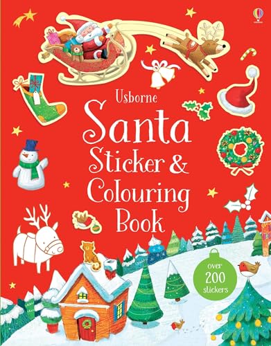 Santa Sticker and Colouring Book: Over 200 stickers Santa Sticker and Colouring Book: Over 200 stickers von Usborne