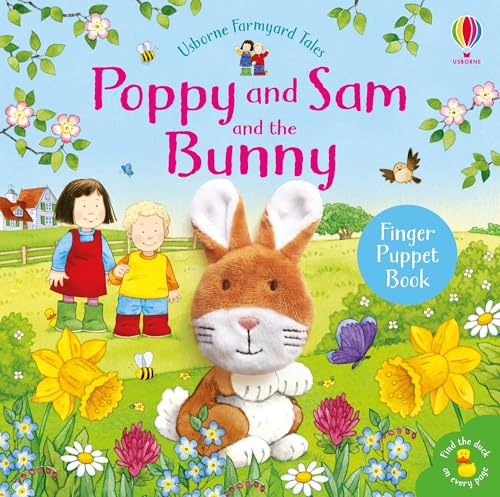 Poppy and Sam and the Bunny (Poppy and Sam Finger Puppet) (Farmyard Tales Poppy and Sam) von Usborne Publishing Ltd
