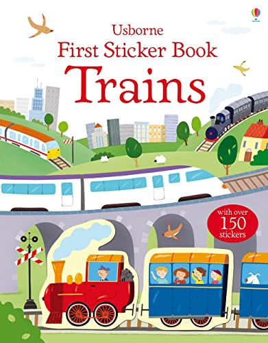 Trains (First Sticker Book) (First Sticker Books) von Usborne GB