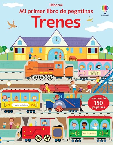 Trenes (Mi primer libro de pegatinas) von Ediciones Usborne