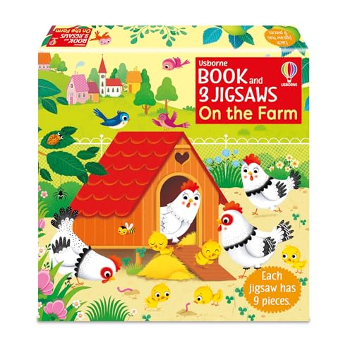 Usborne Book and 3 Jigsaws: On the Farm von Usborne