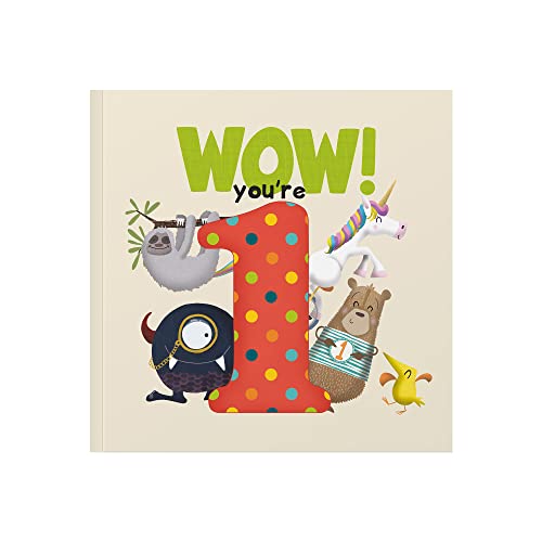 WOW! You're One birthday book