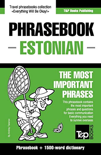 English-Estonian phrasebook & 1500-word dictionary (American English Collection, Band 102)