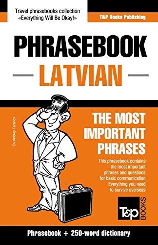 English-Latvian phrasebook & 250-word mini dictionary (American English Collection, Band 201) von T&p Books Publishing Ltd