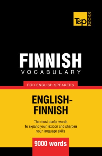 Finnish vocabulary for English speakers - 9000 words (American English Collection, Band 107) von Independently published