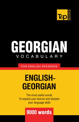 Georgian vocabulary for English speakers - 9000 words (American English Collection, Band 121) von Independently published