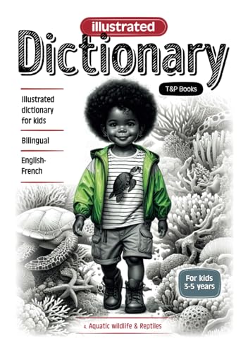 Illustrated dictionary English-French - Aquatic wildlife & reptiles: Bilingual, for kids 3-5 years (English-French collection of illustrated dictionaries for kids 'World around us', Band 4) von Independently published