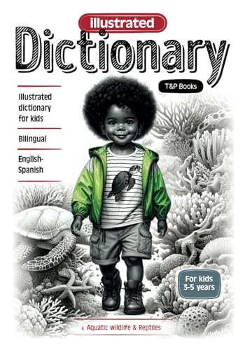 Illustrated dictionary English-Spanish - Aquatic wildlife & reptiles: Bilingual, for kids 3-5 years (English-Spanish collection of Illustrated dictionaries for kids 'World around us', Band 4) von Independently published