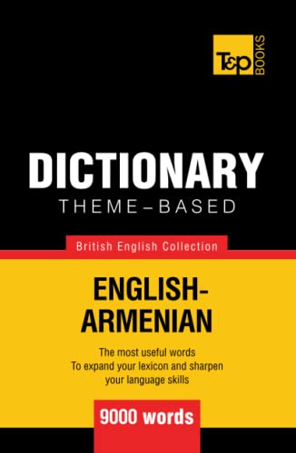 Theme-based dictionary British English-Armenian - 9000 words (British English Collection, Band 20) von Independently published