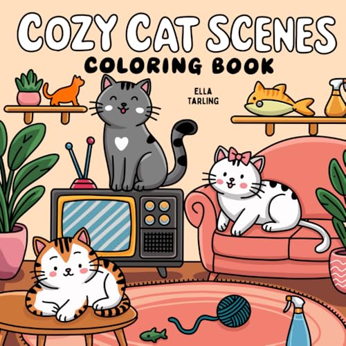 Cozy Cat Scenes: 40 Playful Moments - A Relaxing Coloring Book for Adults & Teens Cozy Cat Scenes: 40 Playful Moments - A Relaxing Coloring Book for Adults & Teens von Independently published