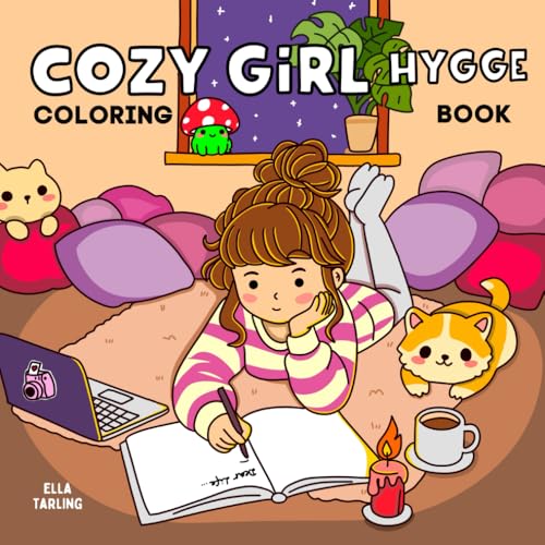 Cozy Girl Hygge: Bold & Easy Coloring Book for Kids, Teens & Adults: 40 Simple & Fun Designs | Cute Moments & Adorable Pets Cozy Girl Hygge: Bold & Easy Coloring Book for Kids, Teens & Adults: 40 Simple & Fun Designs | Cute Moments & Adorable Pets von Independently published