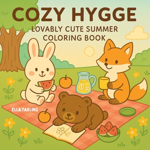 Cozy Hygge – Lovably Cute Summer Coloring Book for Adults & Teens: 40 Bold & Easy Designs for Relaxation & Stress Relief Cozy Hygge – Lovably Cute Summer Coloring Book for Adults & Teens: 40 Bold & Easy Designs for Relaxation & Stress Relief von Independently published