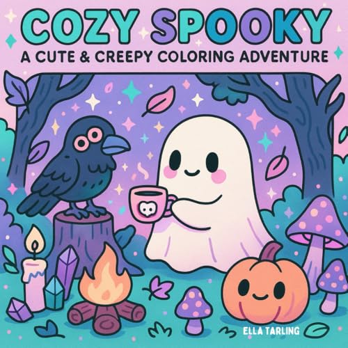 Cozy Spooky Coloring Book – A Cute & Creepy Halloween Adventure: 34 Bold & Easy Designs for Kids & Adults Cozy Spooky Coloring Book – A Cute & Creepy Halloween Adventure: 34 Bold & Easy Designs for Kids & Adults von Independently published