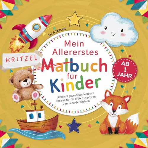 Mein allererstes Malbuch als Geschenk für Kleinkinder, Kinder, Mädchen & Jungen | Kritzelbuch ab 1 Jahr: Erstes Ausmalbuch mit schönen Motiven (Pferd, ... zum Ausmalen | Fördert Motorik & Kreativität Mein allererstes Malbuch als Geschenk für Kleinkinder, Kinder, Mädchen & Jungen | Kritzelbuch ab 1 Jahr: Erstes Ausmalbuch mit schönen Motiven (Pferd, ... zum Ausmalen | Fördert Motorik & Kreativität von Independently published