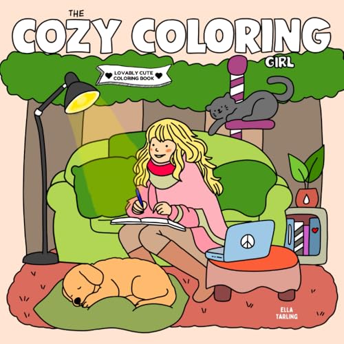 The Cozy Coloring Girl: 40 Lovably Cute Moments to Relax and Color: Bold & Easy Coloring Book for Stress Relief and Fun The Cozy Coloring Girl: 40 Lovably Cute Moments to Relax and Color: Bold & Easy Coloring Book for Stress Relief and Fun von Independently published