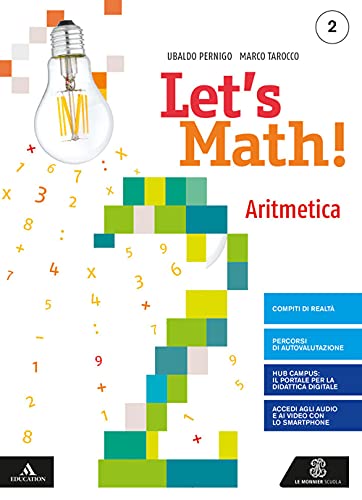 Let's math! Aritmetica e Geometria. Per la Scuola media. Con e-book. Con espansione online. Con DVD-ROM (Vol. 2) von Le Monnier