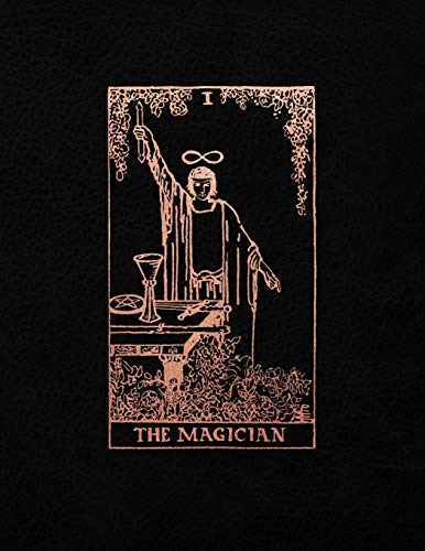 The Magician: College Ruled Journal | 8.5 x 11 A4 Notebook | Black and Rose Gold Design - 150 College Ruled Lined Pages (Black and Rose Gold - College Ruled Composition Notebook, Band 1) von Independently published