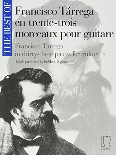 The best of Tarrega (33 pièces) --- Guitare von Durand