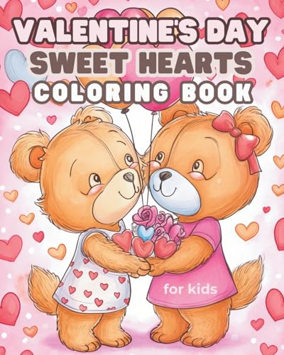 Sweet Hearts - Valentine's Day Coloring Book: Sweetheart coloring book bold and easy von Blurb