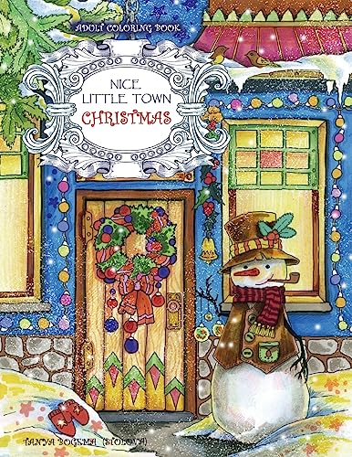 Adult Coloring Book: Nice Little Town Christmas von CREATESPACE