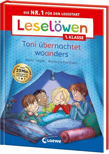 Leselöwen 1. Klasse - Toni übernachtet woanders: Die Nr. 1 für den Lesestart - Mit Leselernschrift ABeZeh - Erstlesebuch für Kinder ab 6 Jahren Leselöwen 1. Klasse - Toni übernachtet woanders: Die Nr. 1 für den Lesestart - Mit Leselernschrift ABeZeh - Erstlesebuch für Kinder ab 6 Jahren von LOEWE