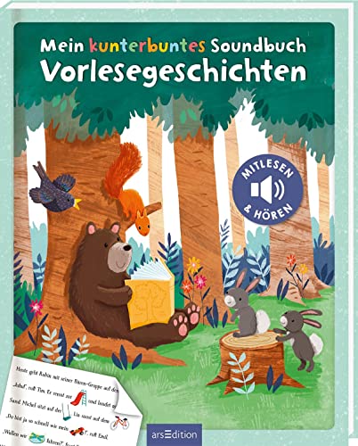 Mein kunterbuntes Soundbuch – Vorlesegeschichten: Mitlesen und hören | Hochwertiges Vorlesesoundbuch zum Mitlesen mit dazugehörigen Sounds für Kinder ab 24 Monaten