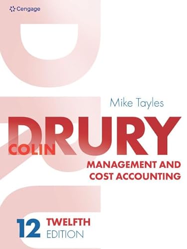 Management and Cost Accounting von Cengage Learning EMEA
