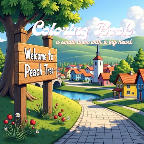 Coloring Book: The Town of Peach Tree Coloring Book: The Town of Peach Tree von Independently published