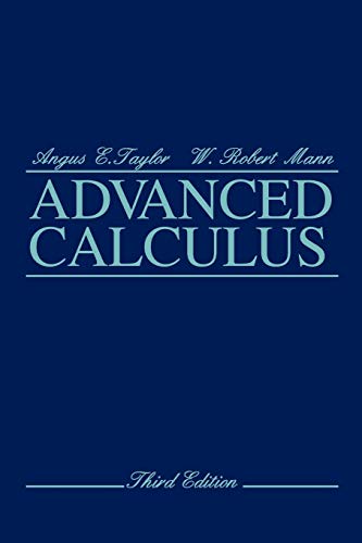 Advanced Calculus von Wiley