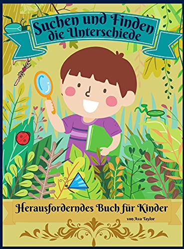 Suchen und Finden die Unterschiede Herausforderndes Buch für Kinder: Wunderbare Aktivität Buch für Kinder zu entspannen und Forschung Fähigkeit zu ... Illustrationen, um 7 Unterschiede zu finden.