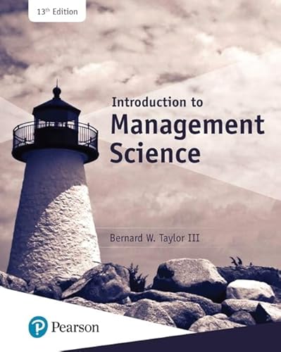 Introduction to Management Science (What's New in Operations Management)
