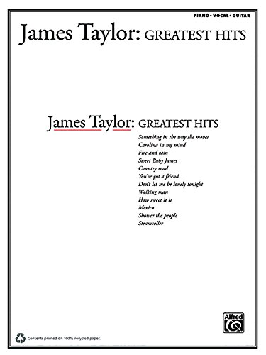 James Taylor: Greatest Hits: Piano/Vocal/Guitar Book
